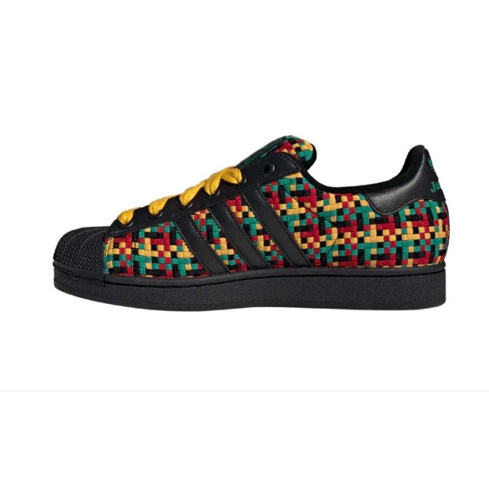 NEW ADIDAS ORIGINALS 's Men's 10.5 Superstar II x Bob Marley IH9785 - Picture 2 of 8